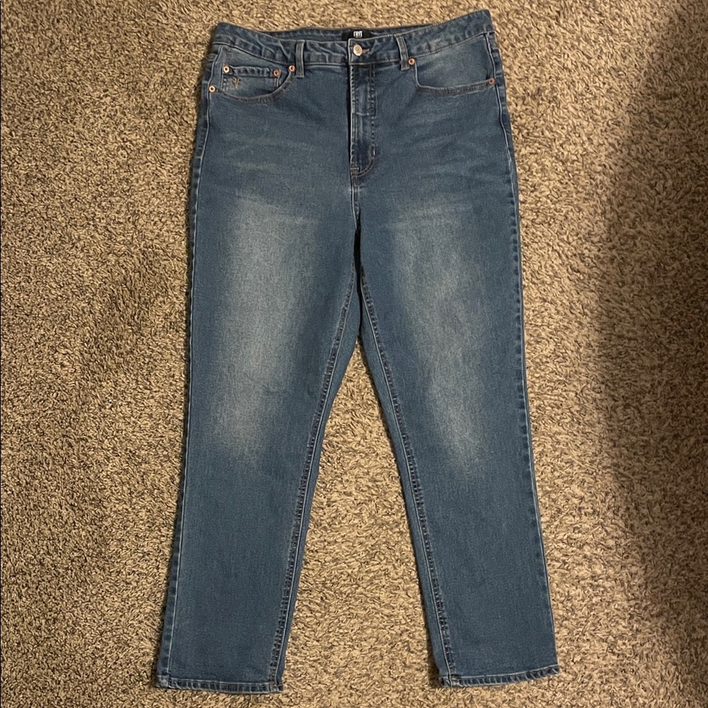 Frye high rise straight Denim Jeans -size 14/ 32